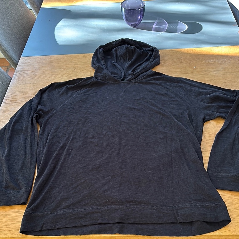 Vince Black Hooded Sweatshirt